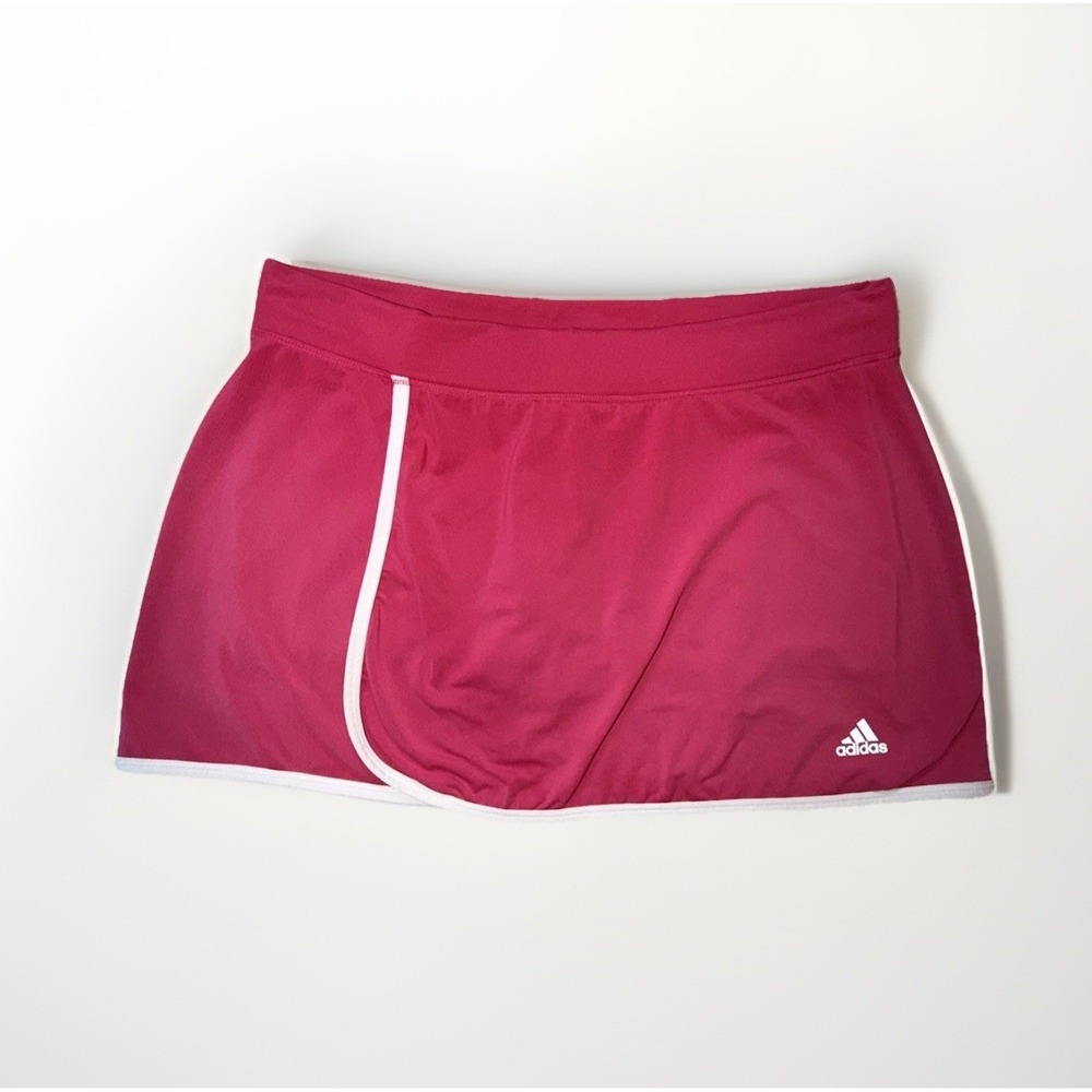 5/25 Adidas Climalite Woman's Athletic Skort Size Medium Pink Golf Tennis